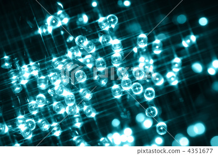Abstract blue light background with star effect light 4351677