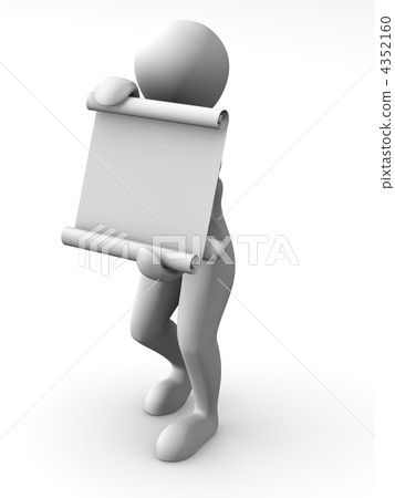 Man with manuscript 4352160