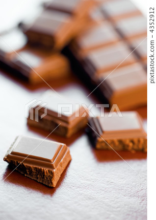 Chocolate bars. Shallow depth of field 4352912