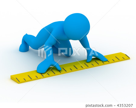 Men with yardstick Men with yardstick 4353207