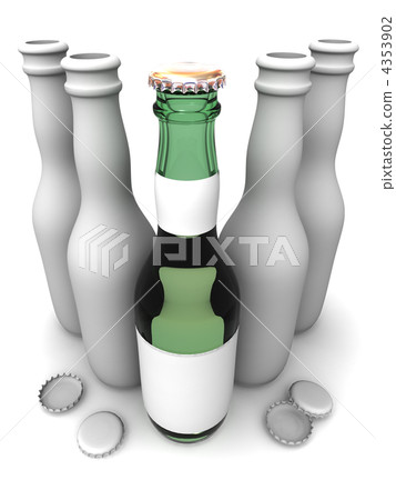 Five botles of beer Five botles of beer 4353902