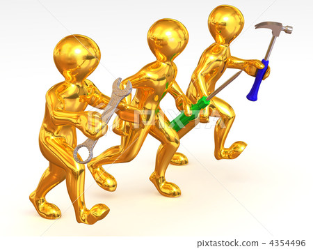 Man with tools. Maintenance Man with tools. Maintenance 4354496