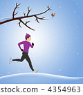 Running in snow 4354963