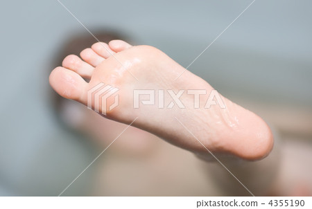 Young woman foot Young woman foot 4355190