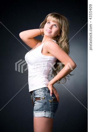 Young slim woman 4355409