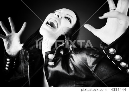 Goth woman horror portrait 4355444
