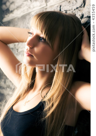 Young woman profile portrait 4355459