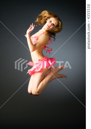 Jumping girl 4355538