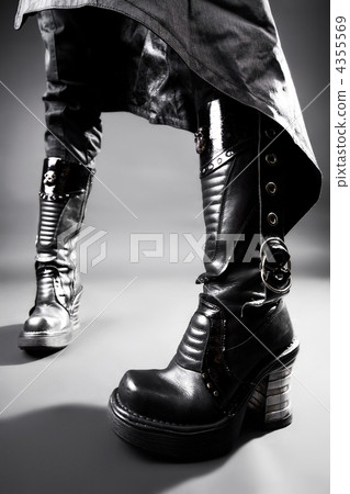Goth heavy boots 4355569