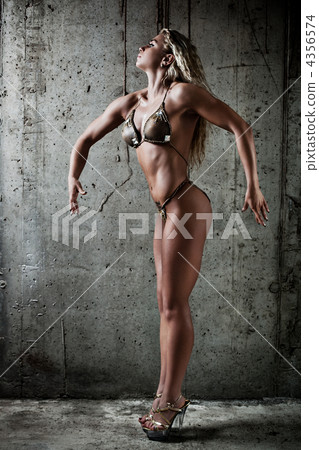 Young sexy muscular woman 4356574