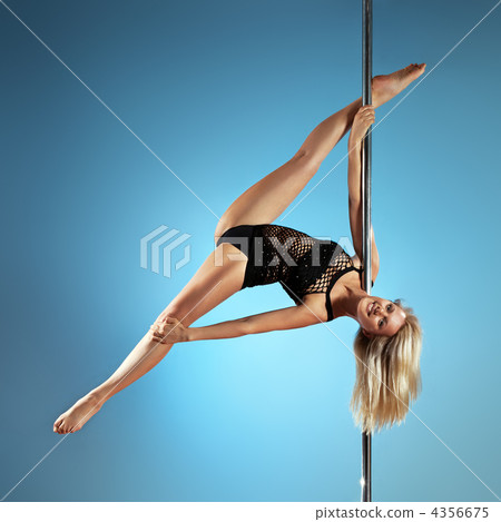 Young pole dance woman Young pole dance woman 4356675