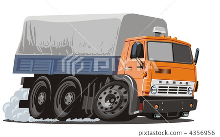 矢量卡通卡車 4356956