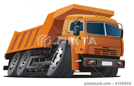 Cartoon dump truck 4356959