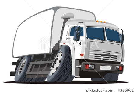 Cartoon delivery / cargo truck 4356961