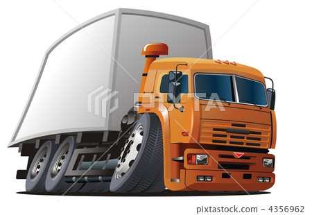 Cartoon delivery / cargo truck 4356962
