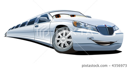 Cartoon limousine 4356973