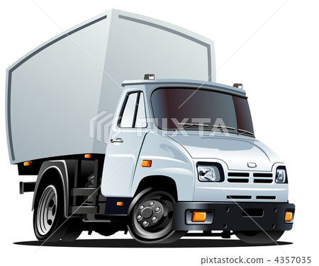 Vector cartoon truck 4357035