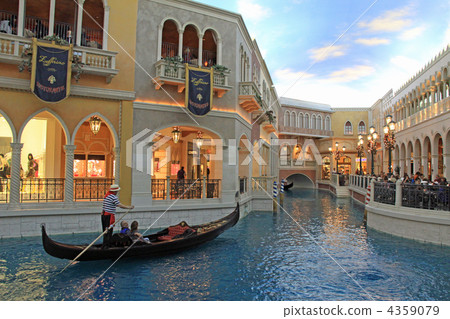 【美國拉斯維加斯風光】威尼斯人飯店大運河商店 【美國拉斯維加斯風光】威尼斯人飯店大運河商店 4359079