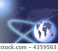 abstract background of the planet and maps 4359563