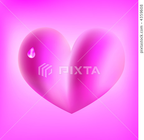 heart with drop heart with drop 4359608