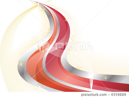 Vector bright red background - Stock Illustration [4359889] - PIXTA