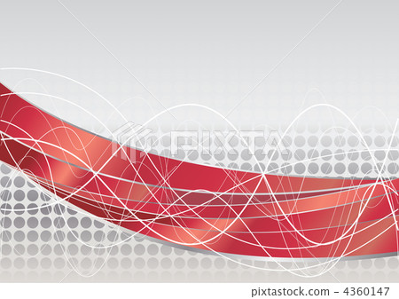 Vector red tech background - Stock Illustration [4360147] - PIXTA