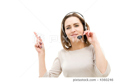 businesswoman, female business person, operator 4360246