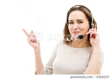 businesswoman, female business person, operator 4360247
