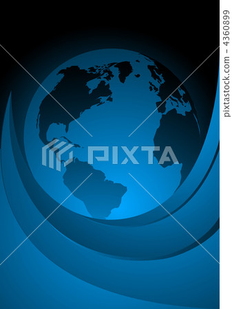 Vector background with globe 4360899