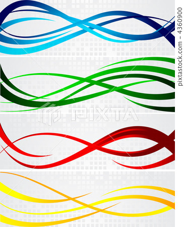 Vector bright banners 4360900