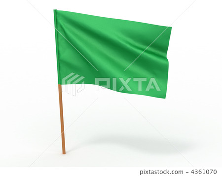 flag fluttering in the wind. Libya flag fluttering in the wind. Libya 4361070