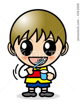 Tooth paste man - Stock Illustration [4361608] - PIXTA