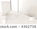 pc, desk, computer graphic 4362738