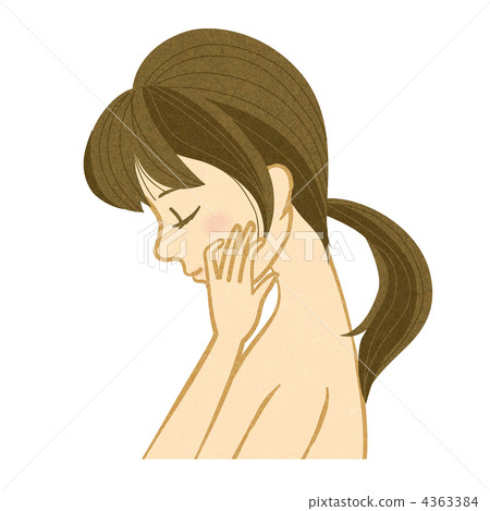 面部護理側身 4363384