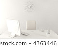 desk, computer graphic, computer graphics 4363446