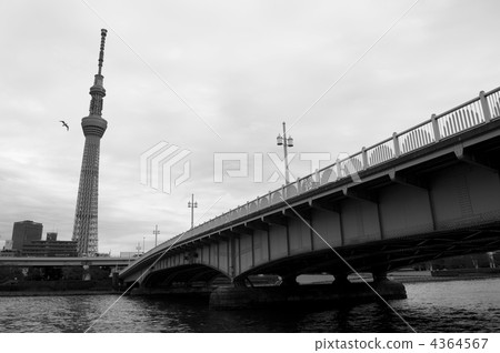 skytree tower, tokyo sky tree, kototoi bridge 4364567