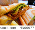 Teriyaki chicken hot sandwich 4366077