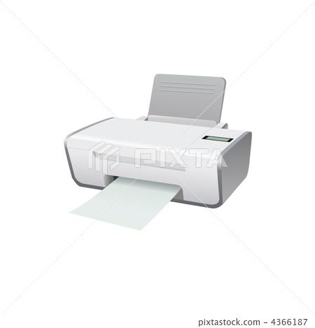 Illustration of printer Illustration of printer 4366187
