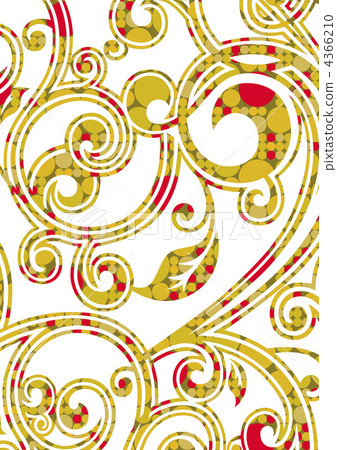 蔓藤花紋 數碼成像圖片 cg 4366210