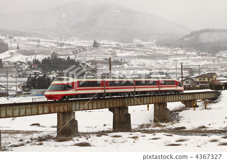 Nagano Electric Railway Limited Express Yukemuri Nagano Electric Railway Limited Express Yukemuri 4367327