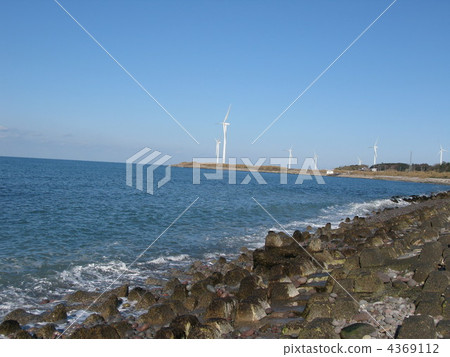Coastal wind power generation Coastal wind power generation 4369112