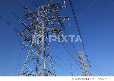 鋼塔 電纜塔 電力傳輸線 4369490