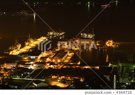 Night view of Sasebo 4369726