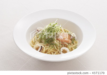 Ika Mentaiko意大利面意大利圖像素材 4371170