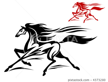 Running stallion 4373280