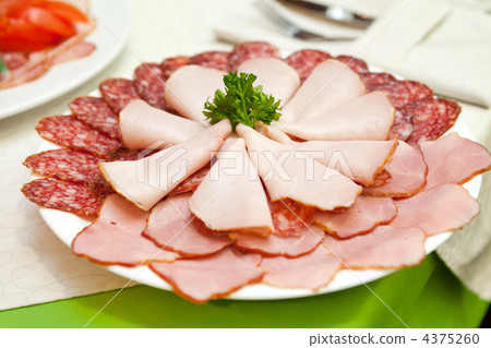 meat on the plate meat on the plate 4375260