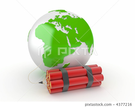 Earth with dynamite Earth with dynamite 4377216