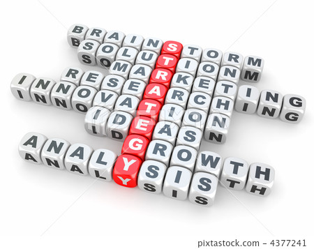 Conceptual image of strategy. 4377241