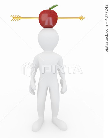 Men and Arrow through apple Men and Arrow through apple 4377242