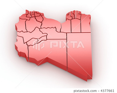 Three-dimensional map of Australia Three-dimensional map of Australia 4377661